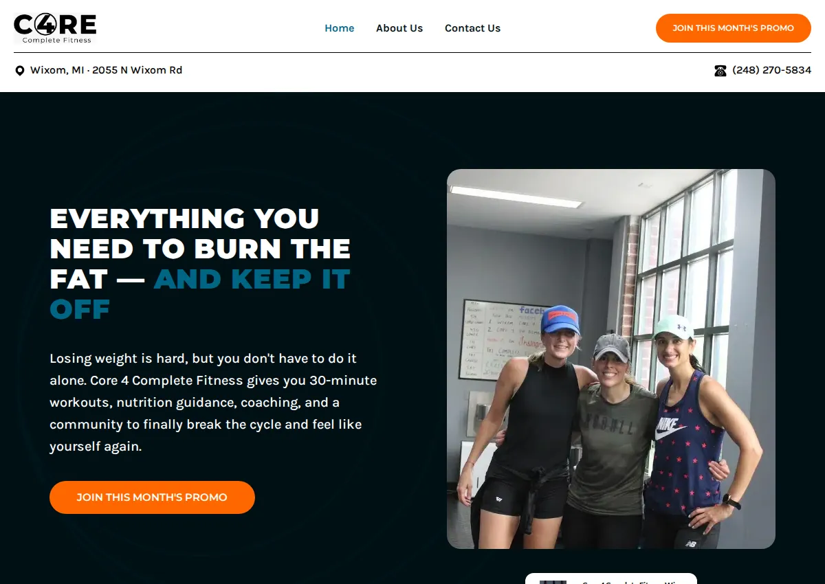 Store homepage