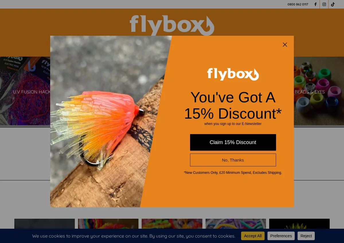 Store homepage