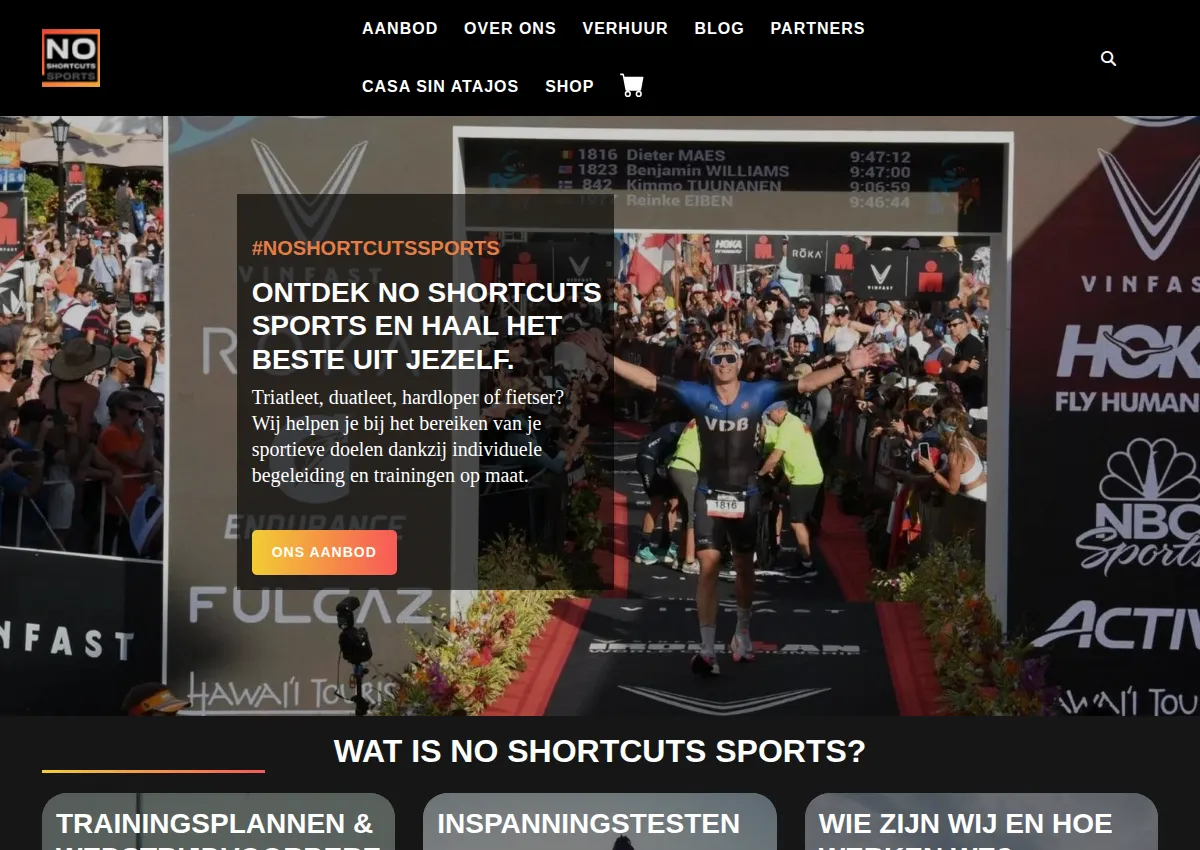 Store homepage