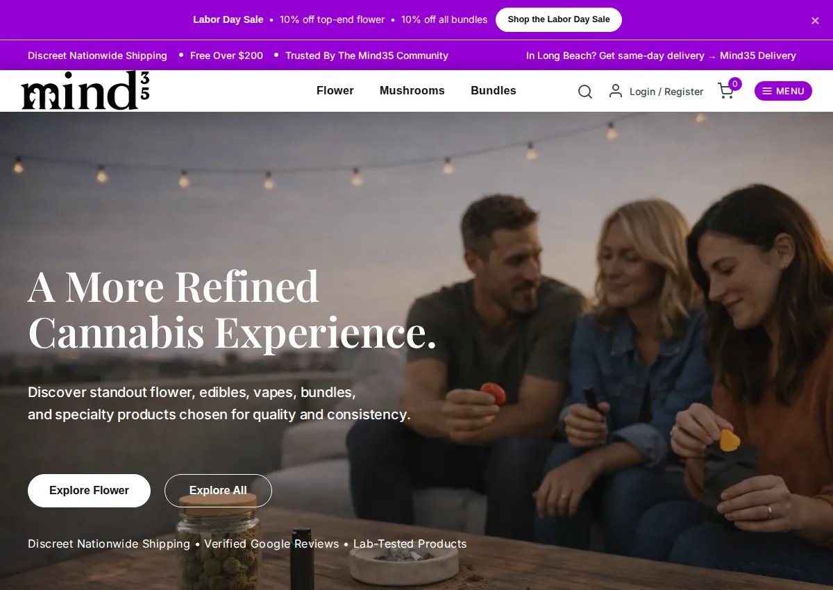 Store homepage