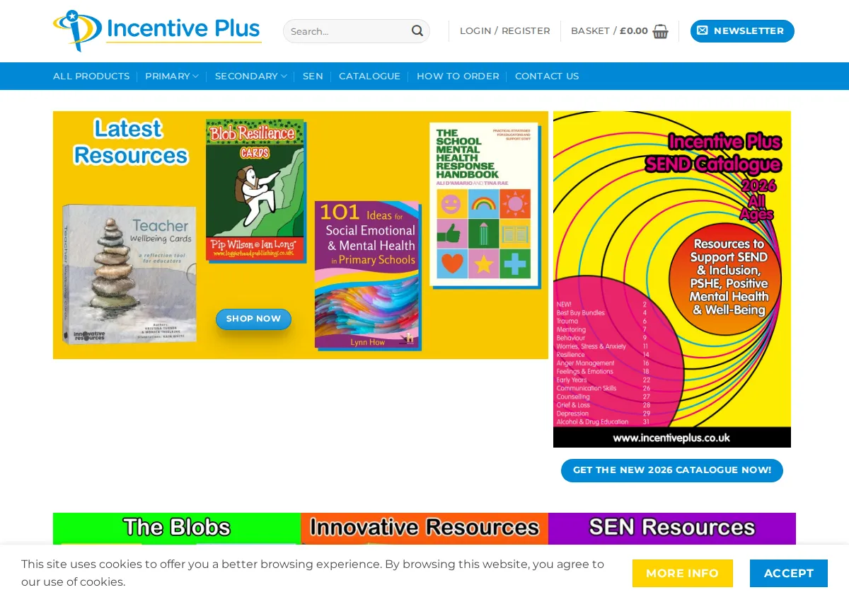 Store homepage