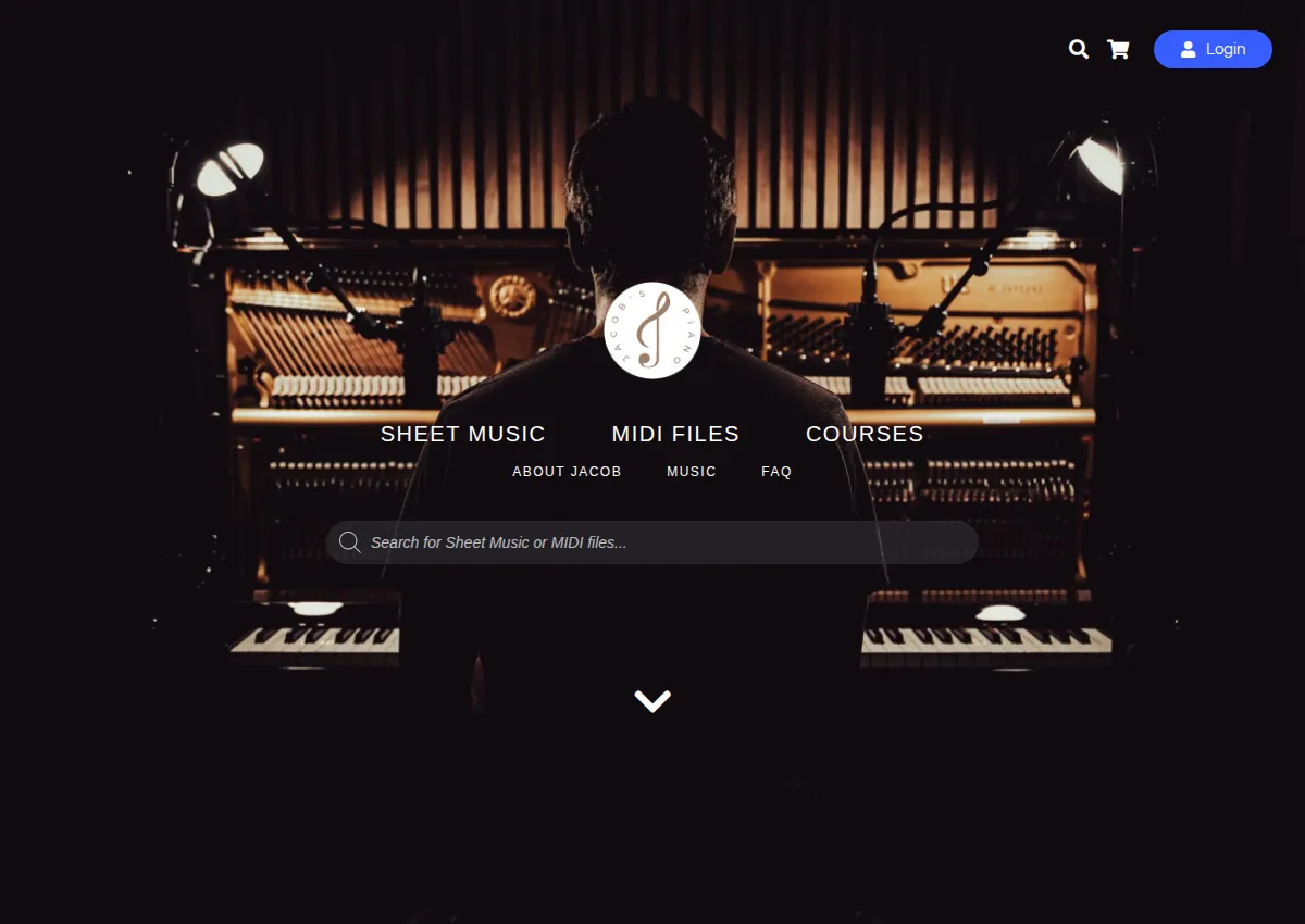 Store homepage