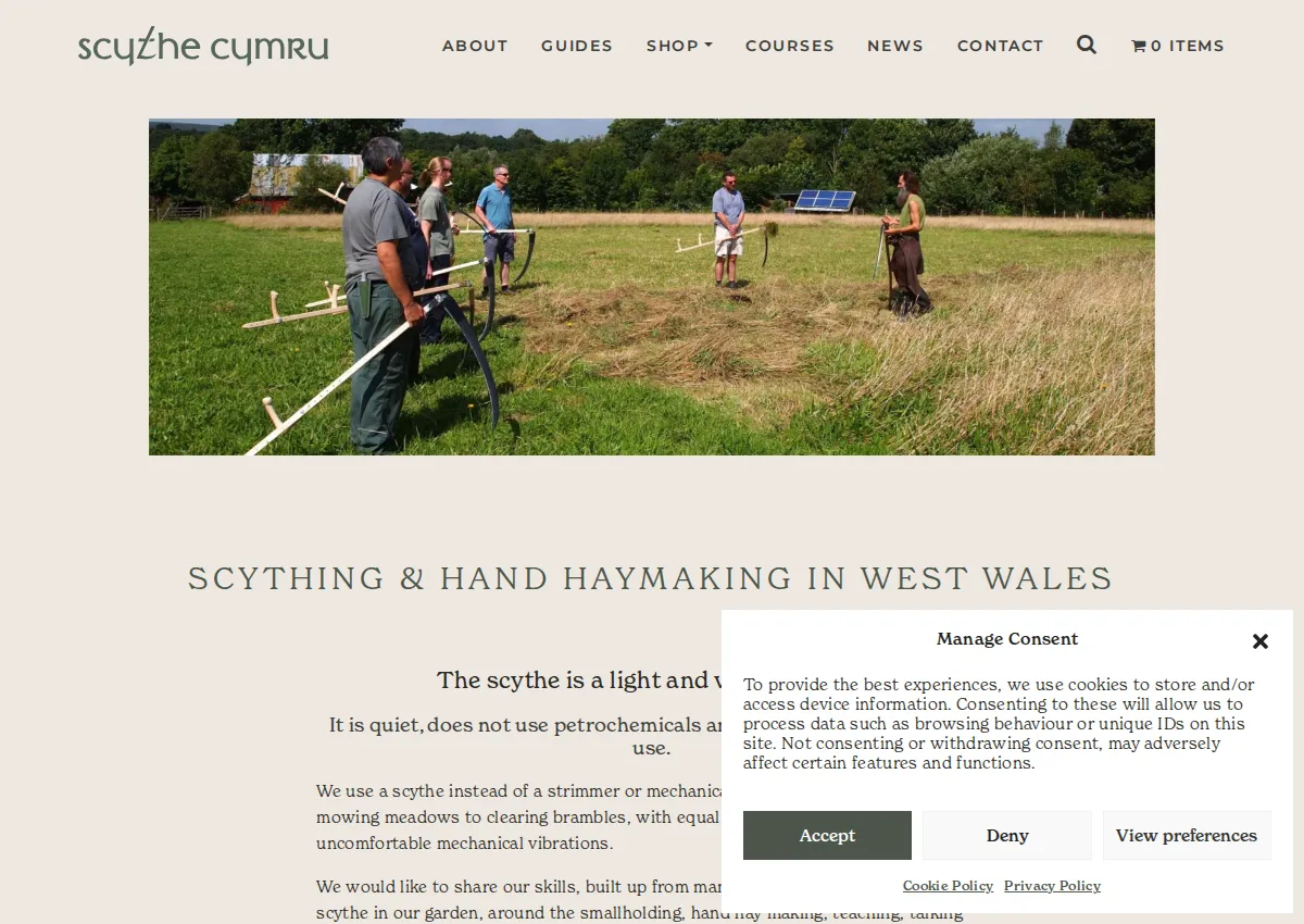 Store homepage