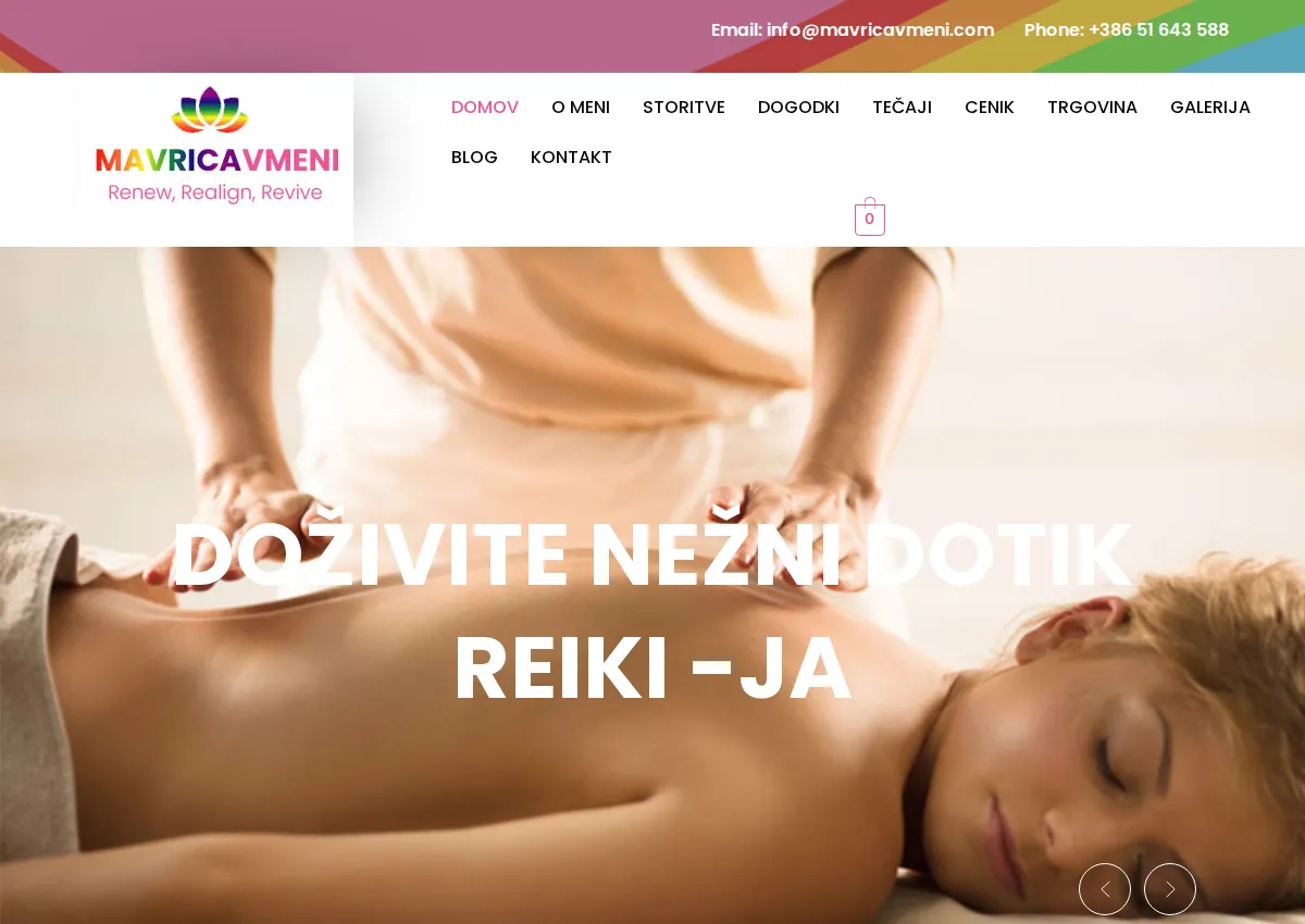 Store homepage