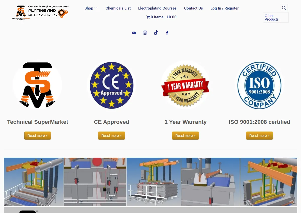 Store homepage