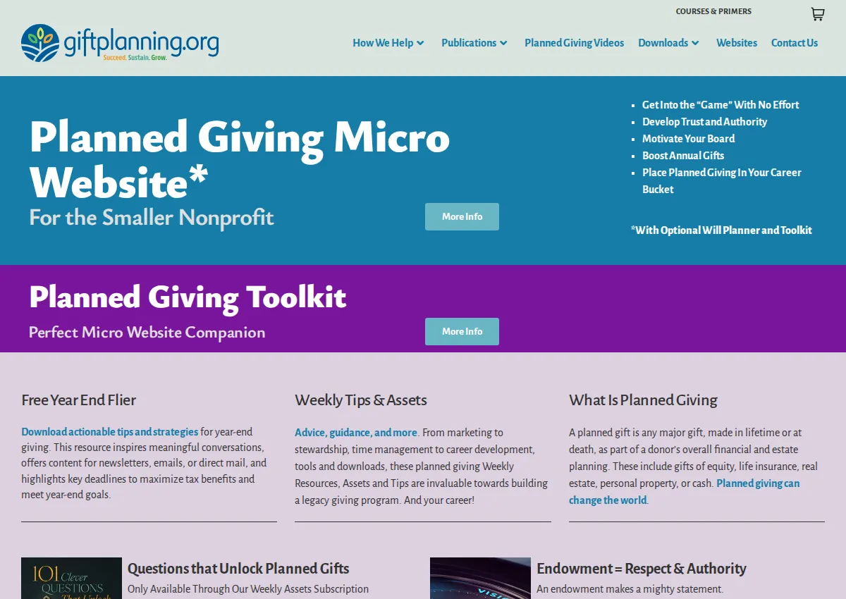 Store homepage