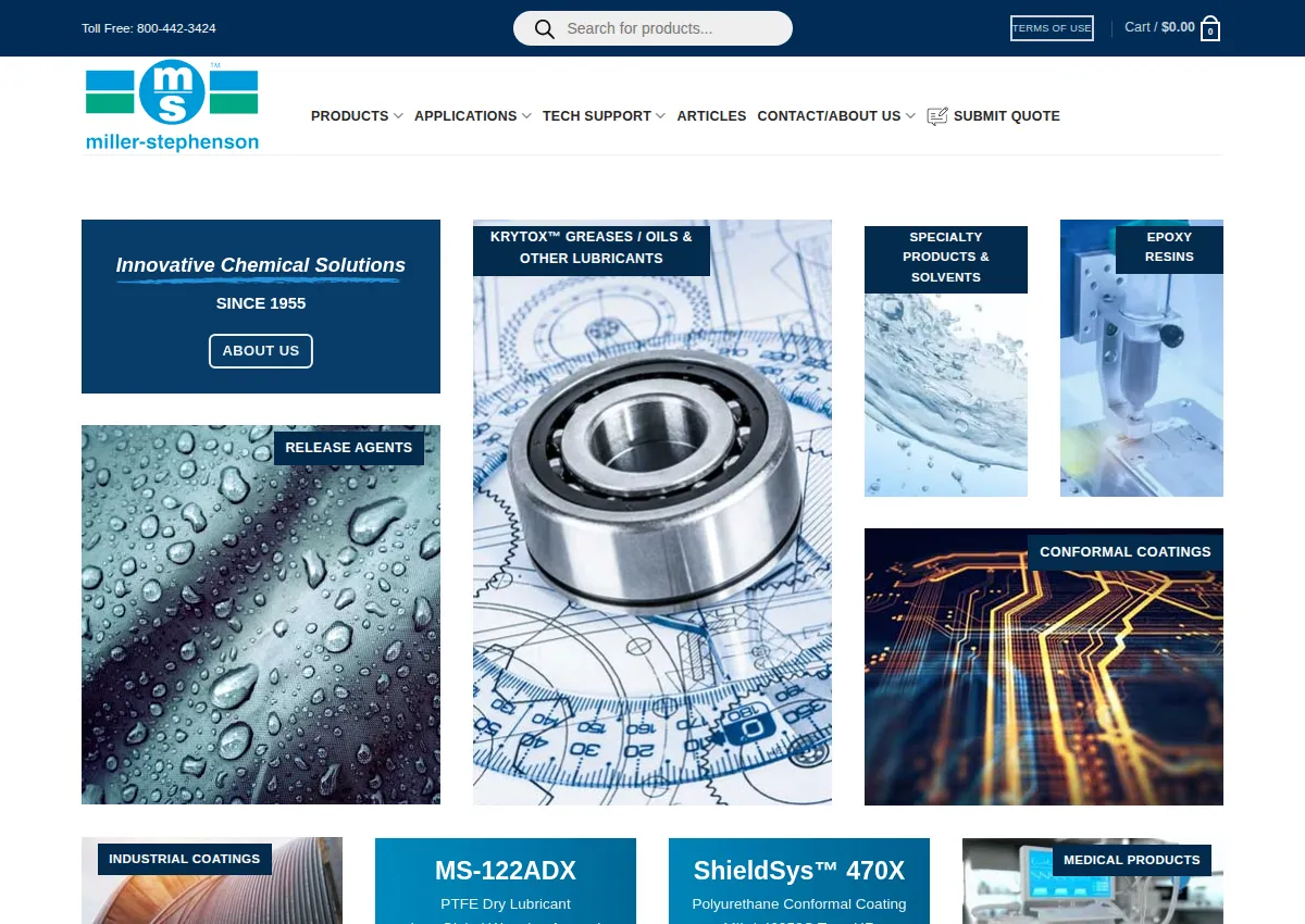Store homepage