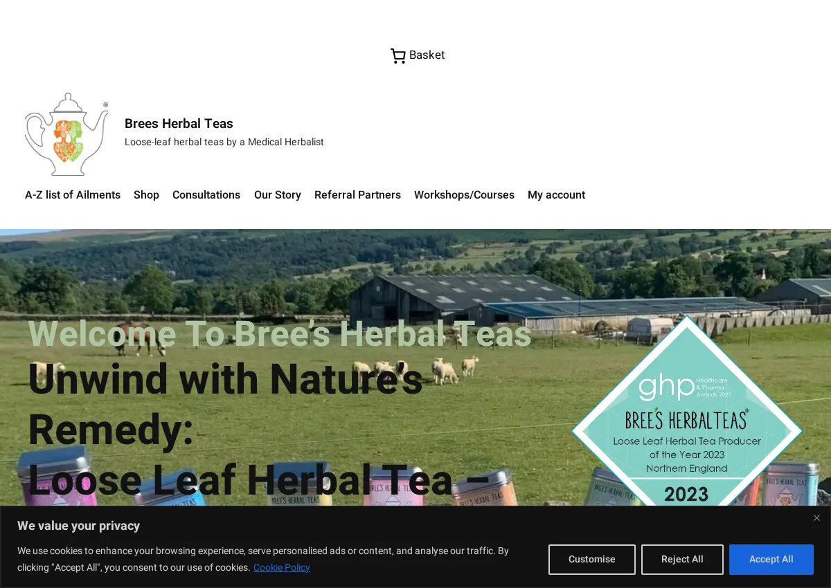 Store homepage
