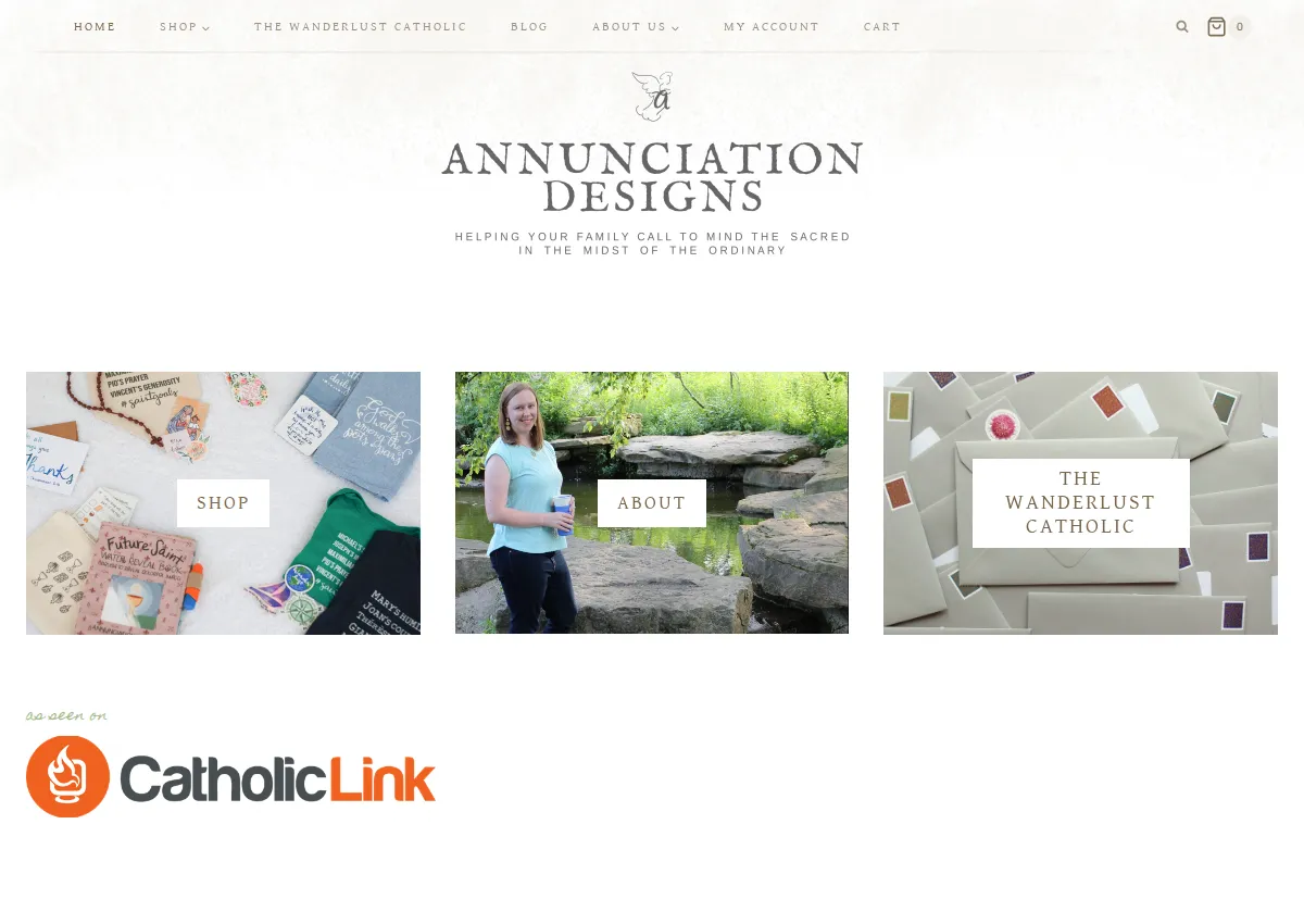 Store homepage