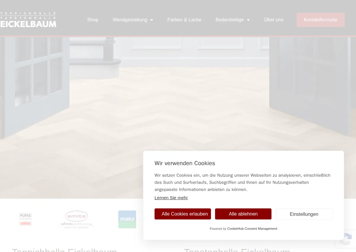 Store homepage