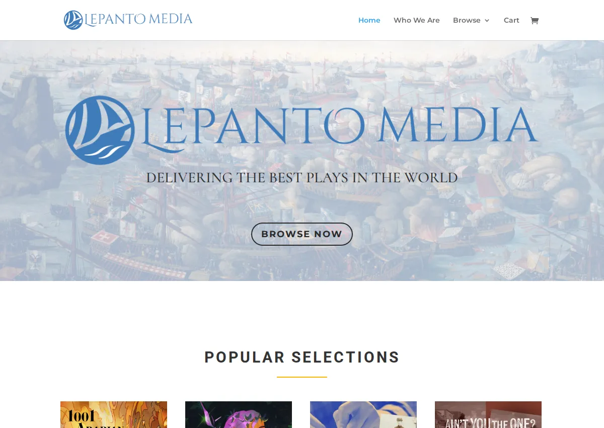 Store homepage
