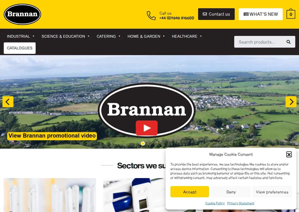 Store homepage