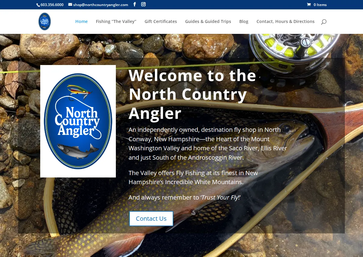 Store homepage
