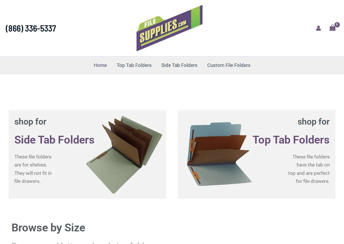 Store homepage