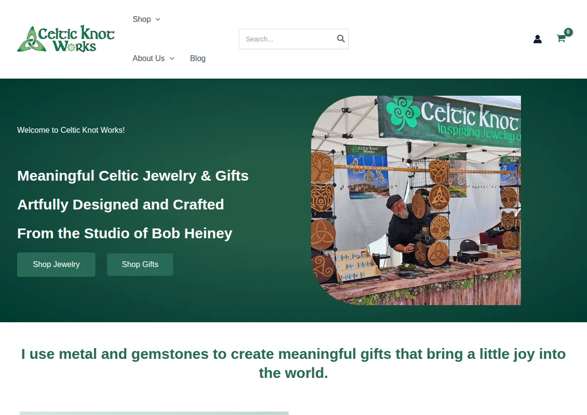 Store homepage