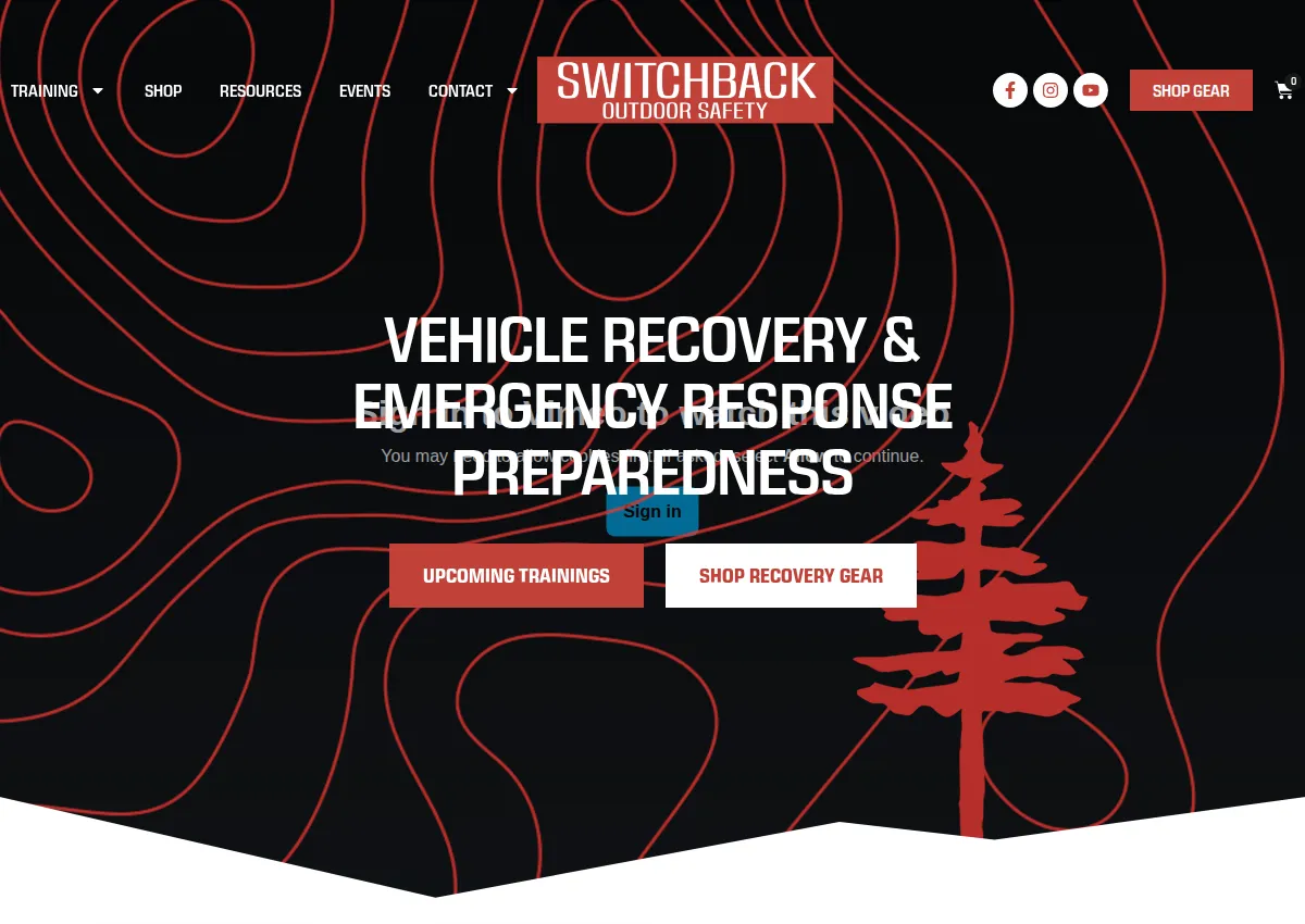 Store homepage