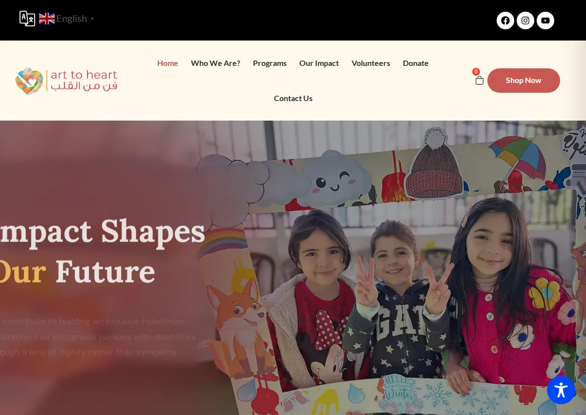 Store homepage