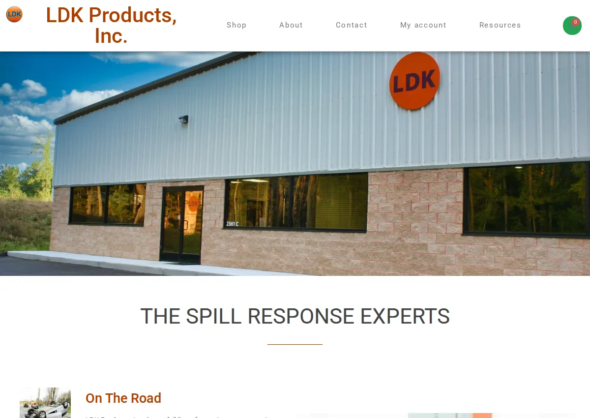 Store homepage