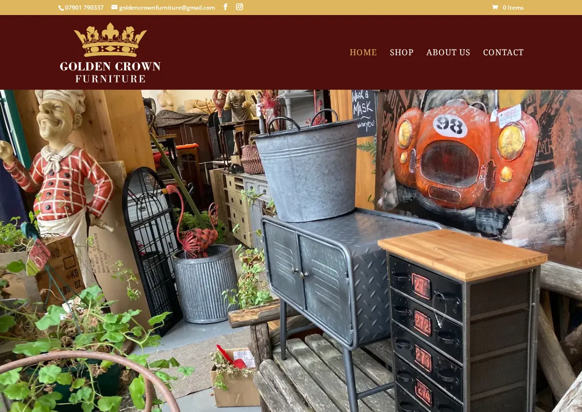 Store homepage