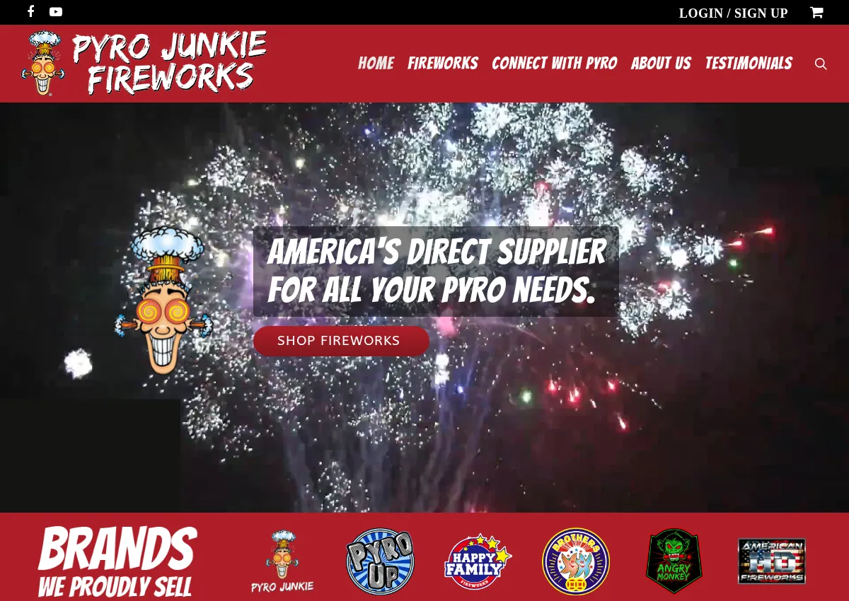 Store homepage