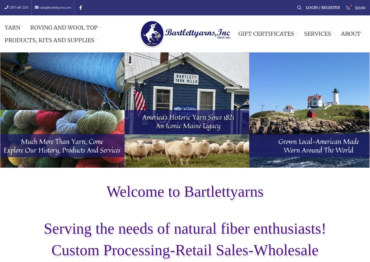 Store homepage