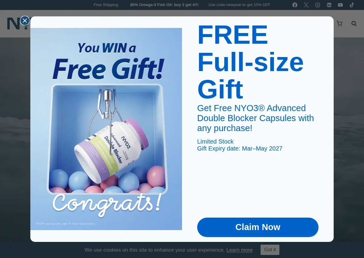 Store homepage