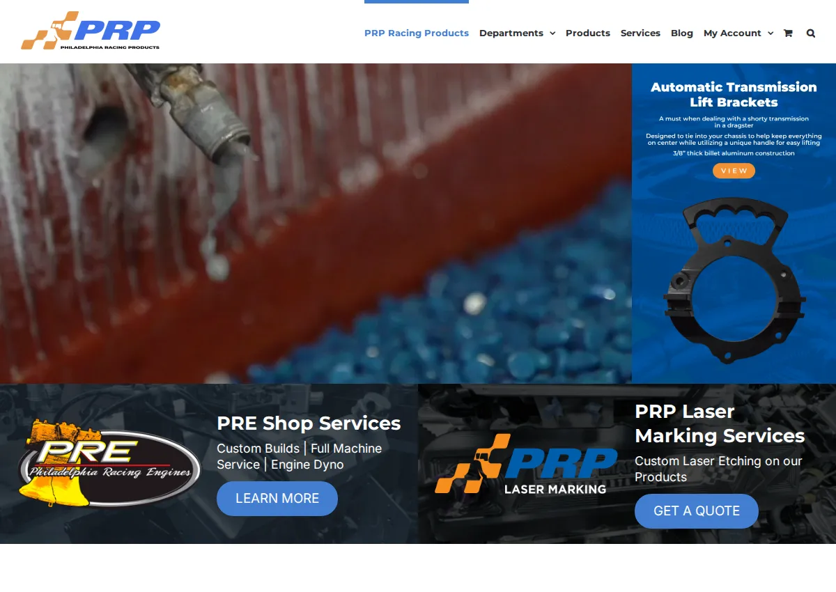 Store homepage