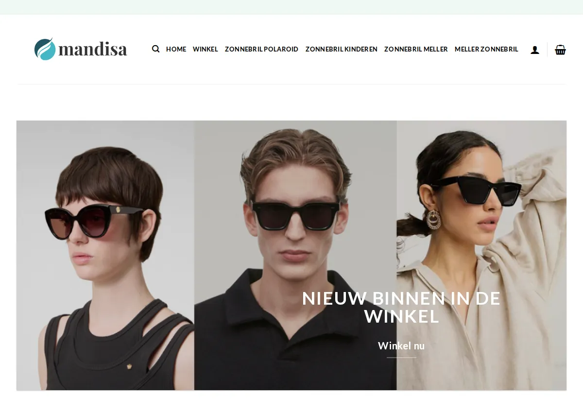 Store homepage