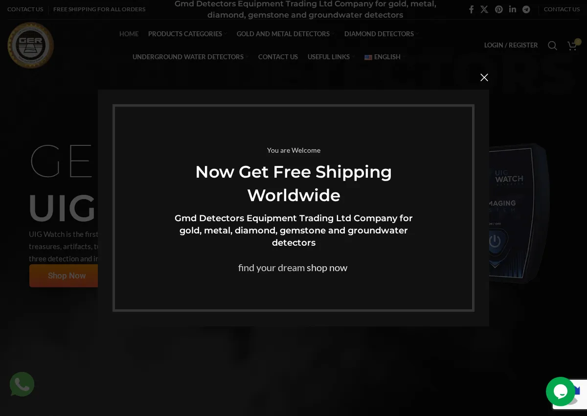 Store homepage