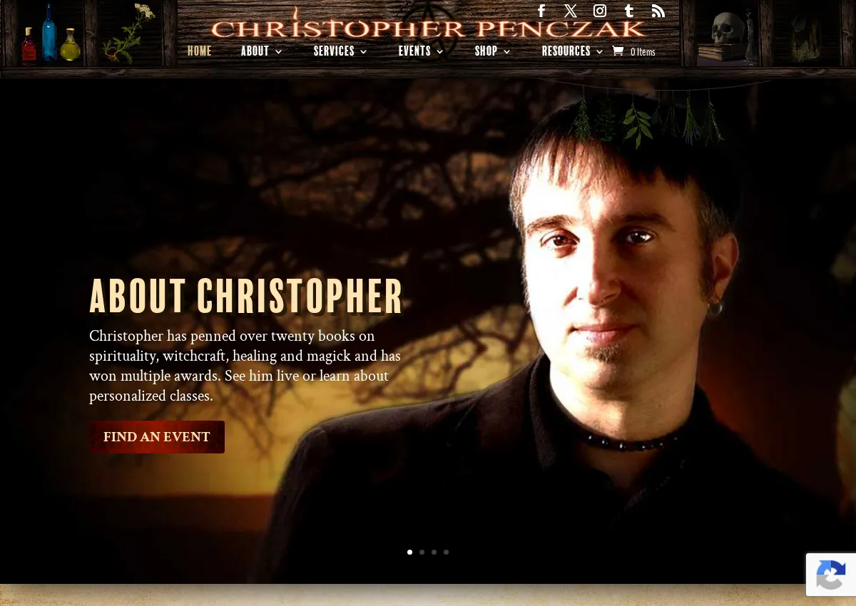 Store homepage