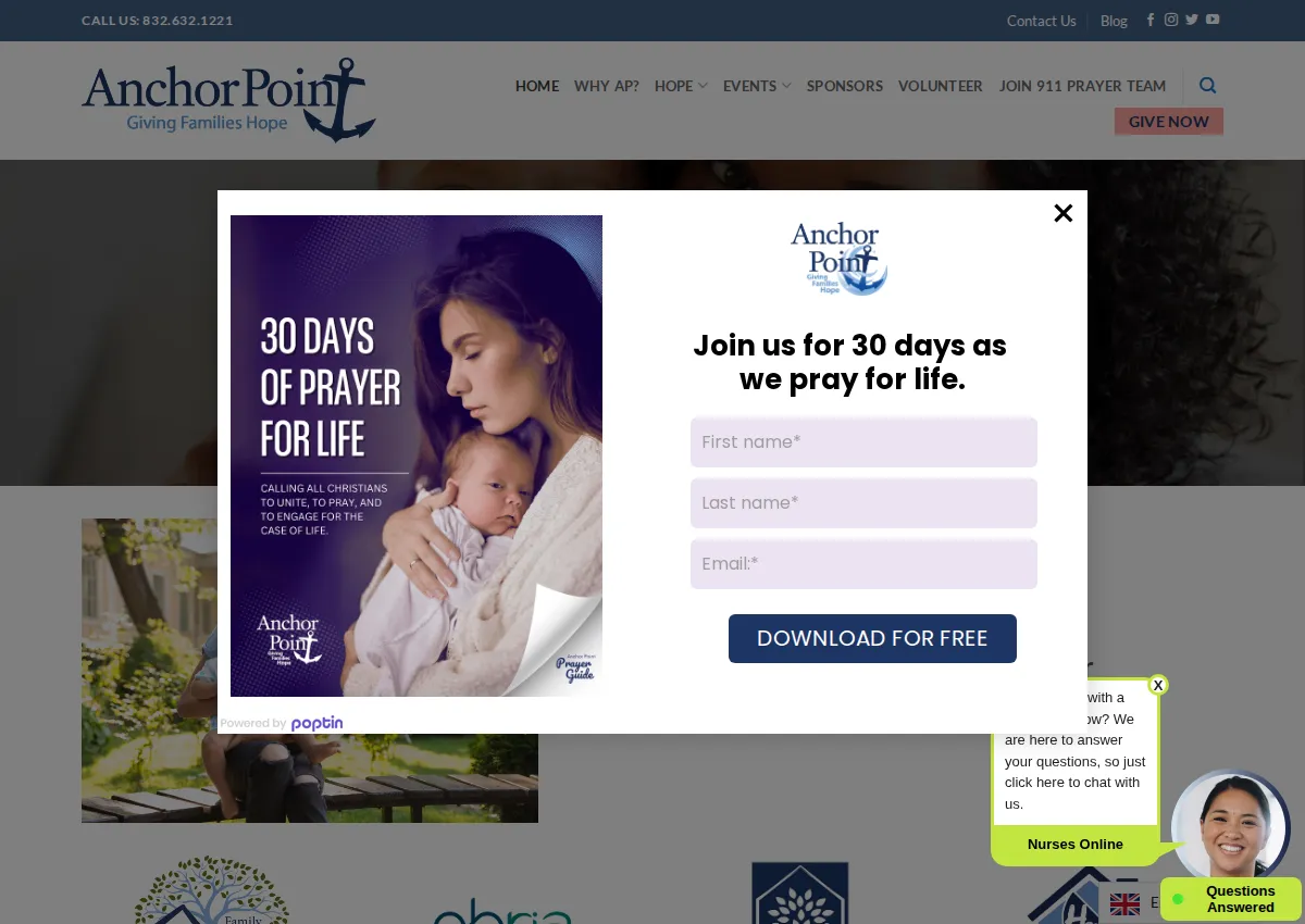 Store homepage