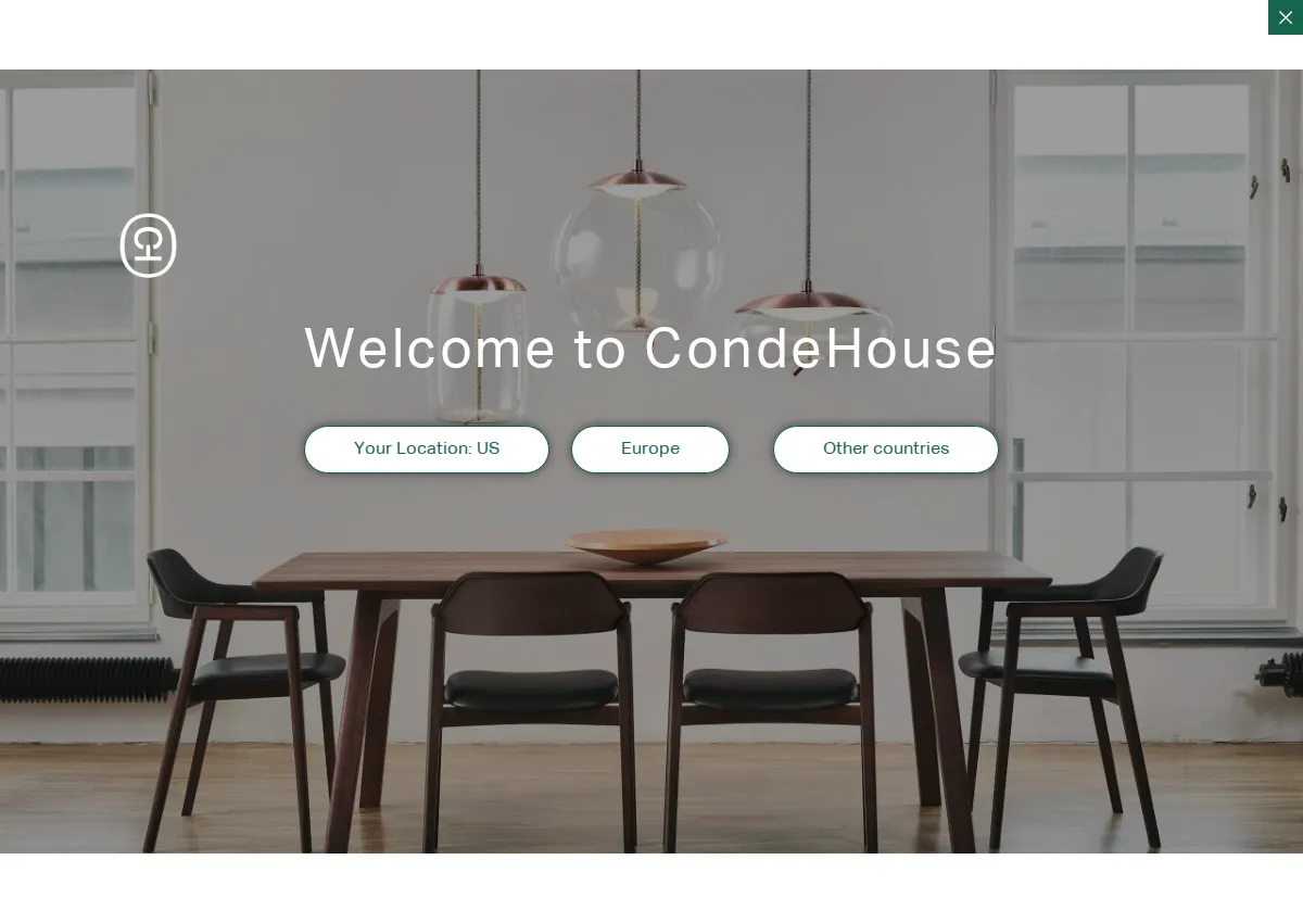Store homepage