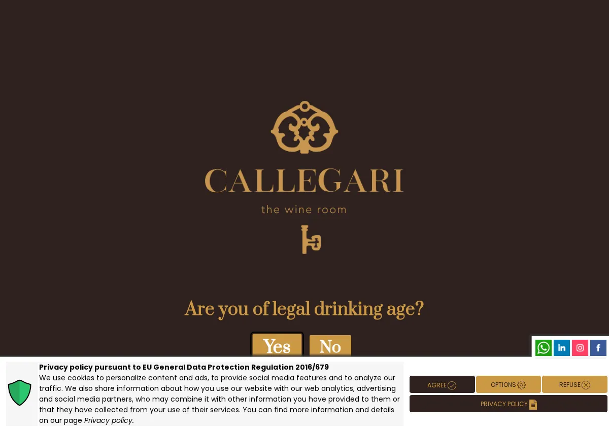 Store homepage