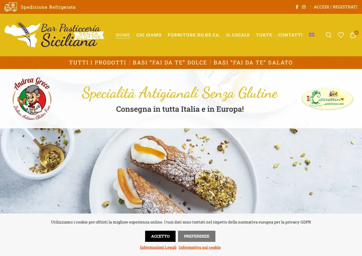 Store homepage