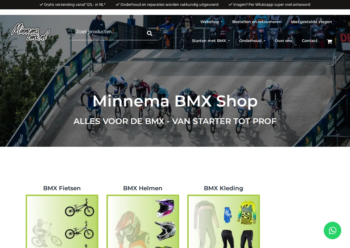 Store homepage