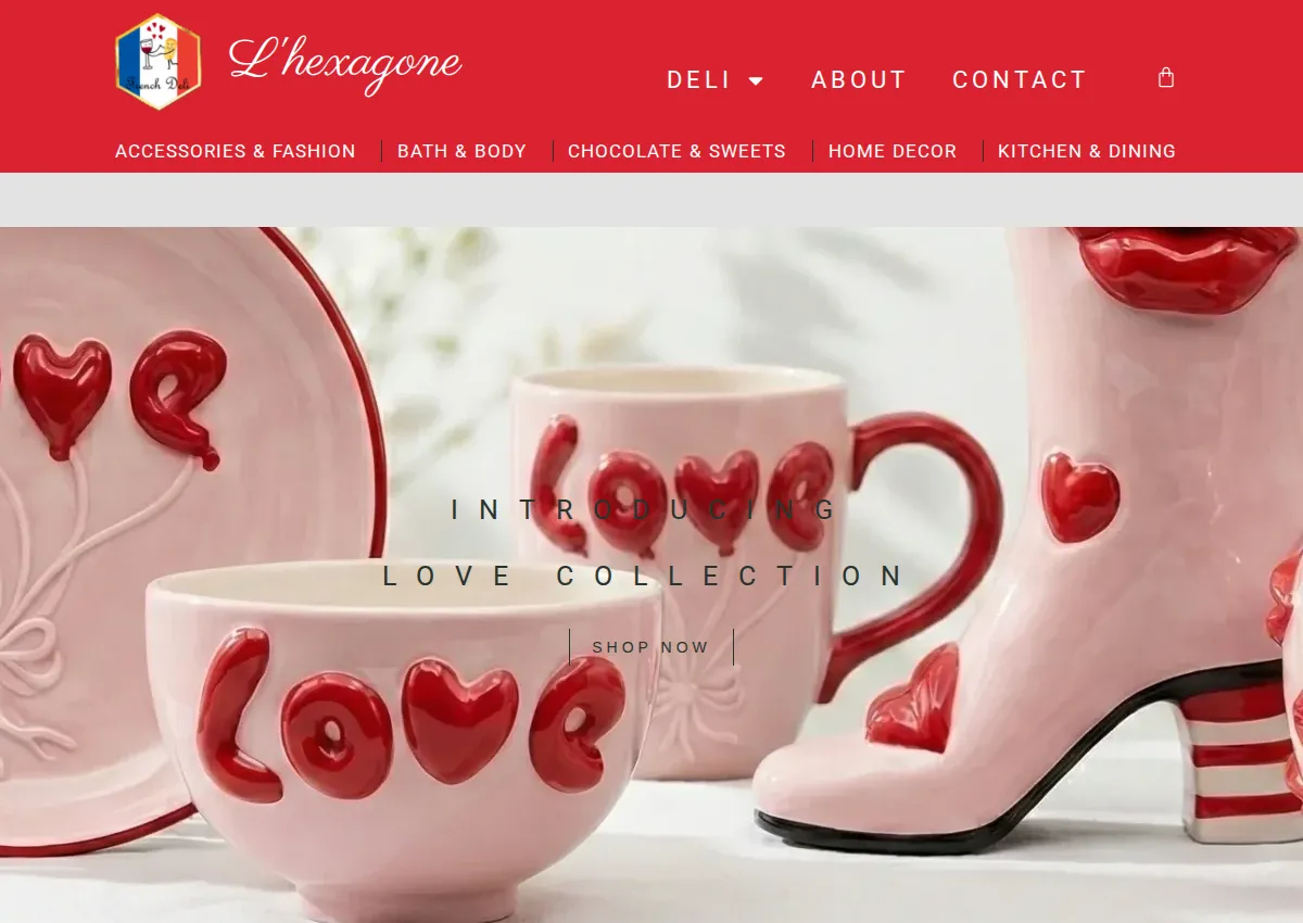 Store homepage