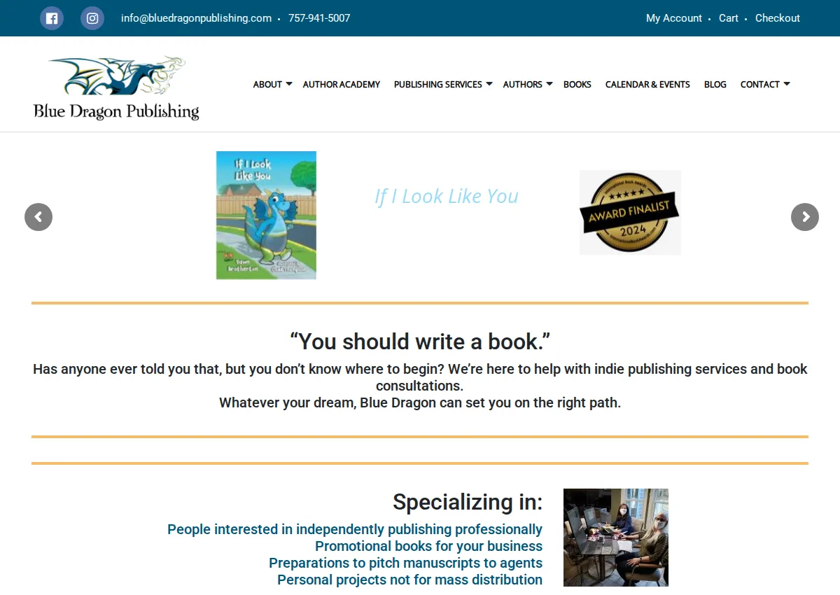 Store homepage