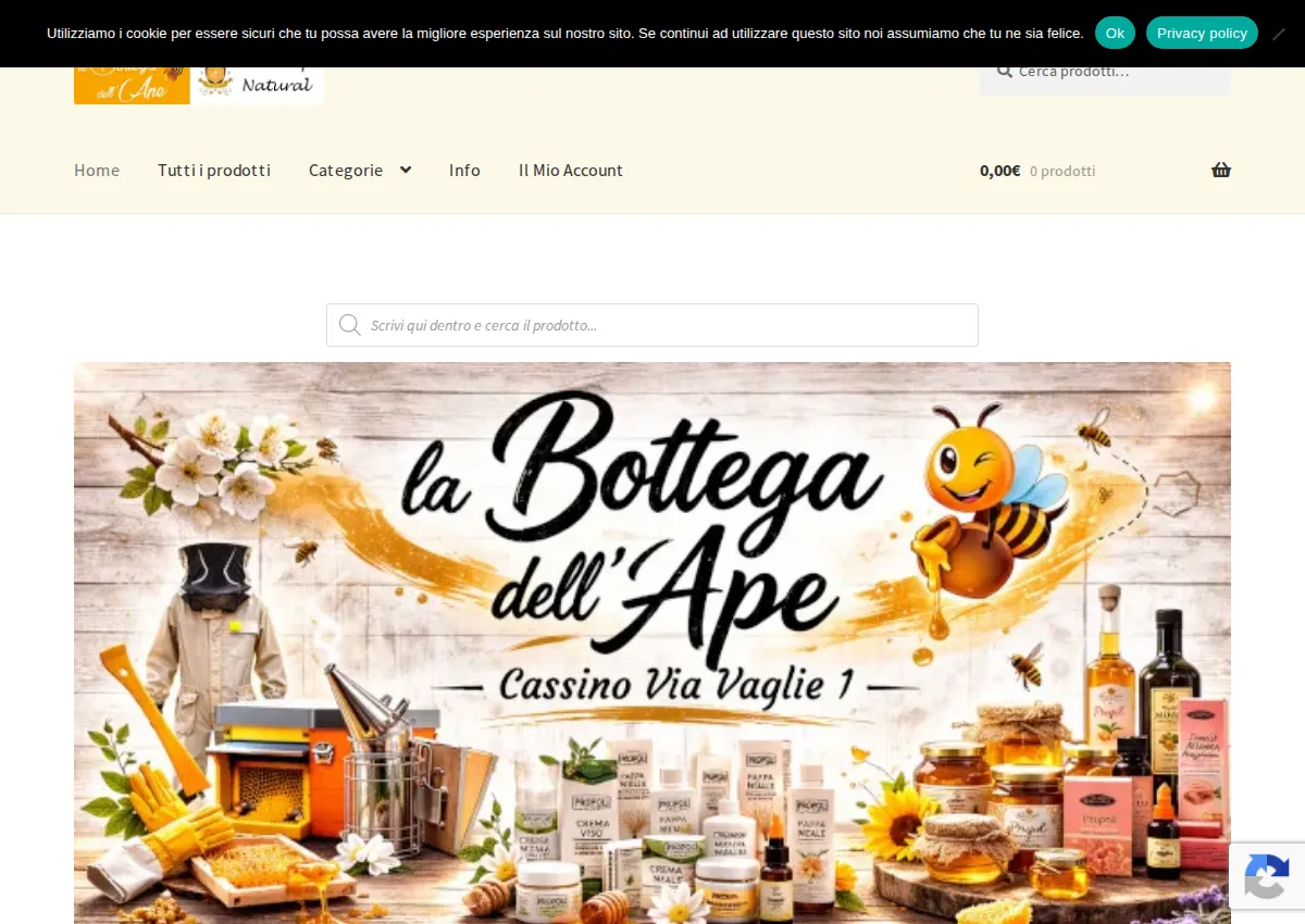 Store homepage