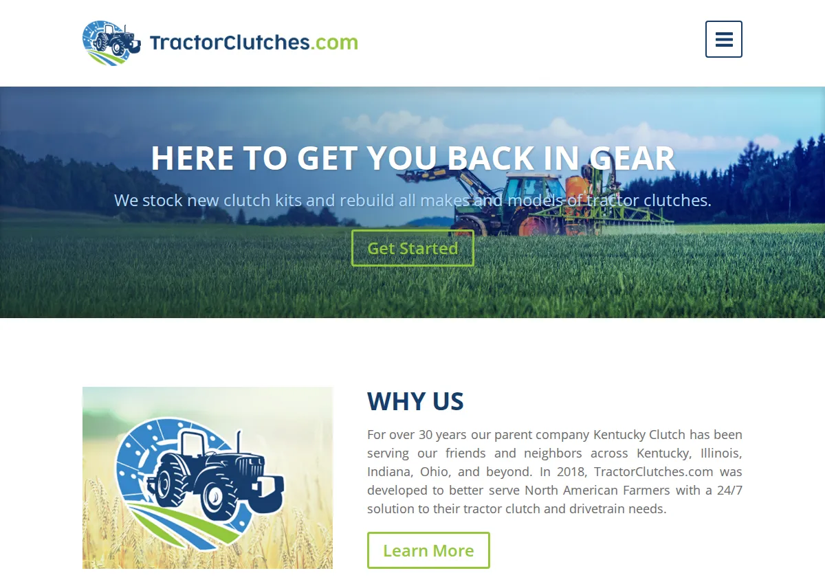 Store homepage