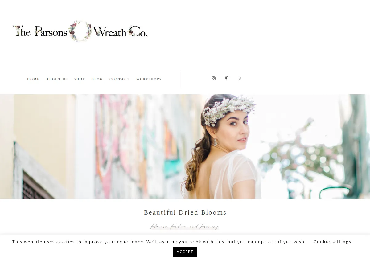 Store homepage