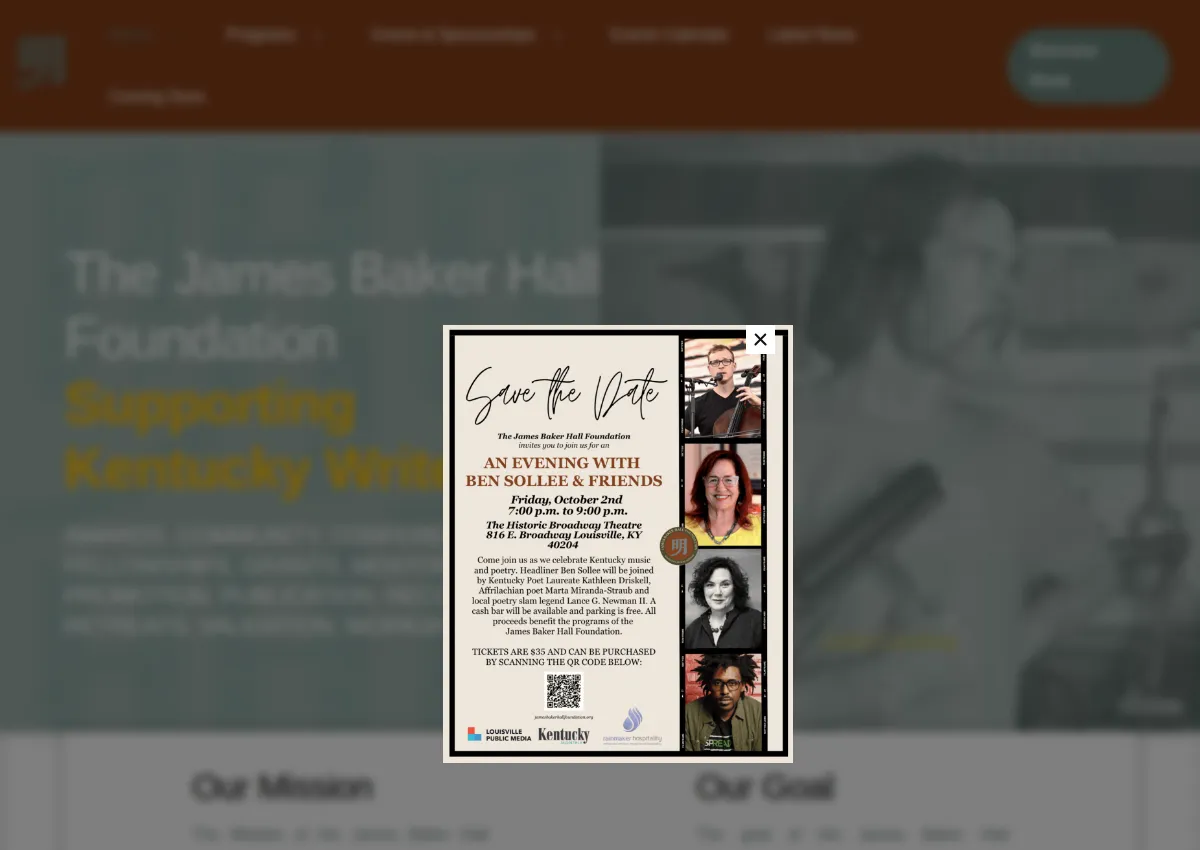 Store homepage