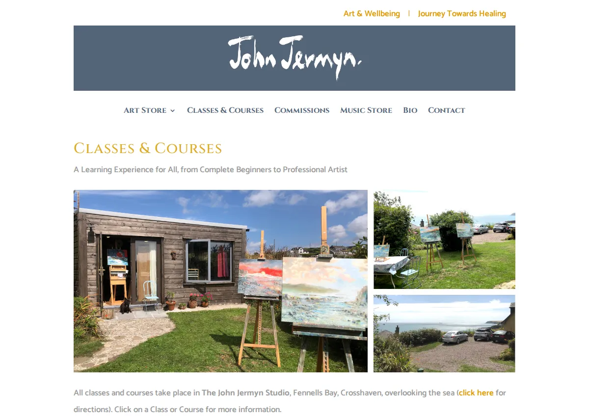 Store homepage