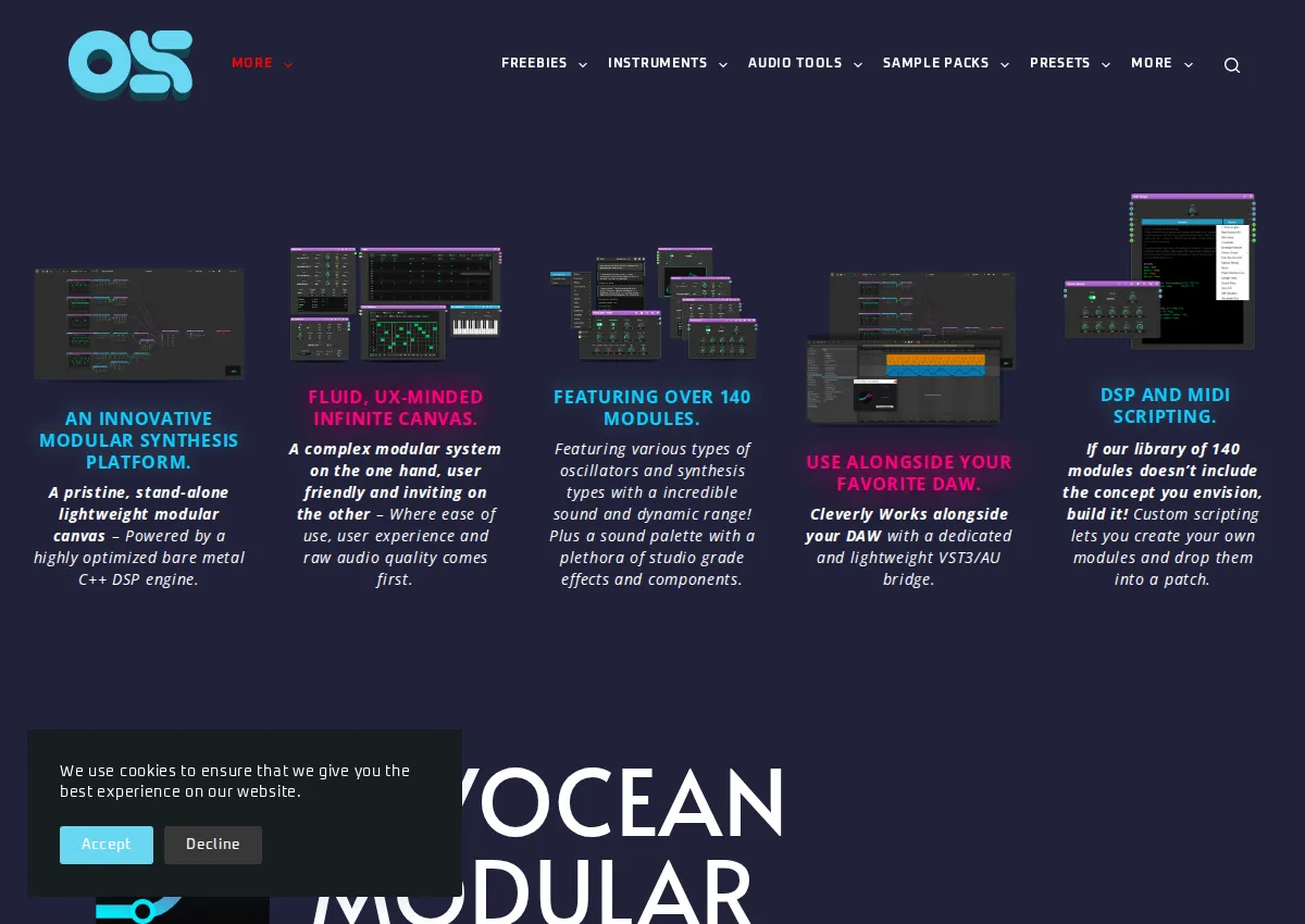 Store homepage