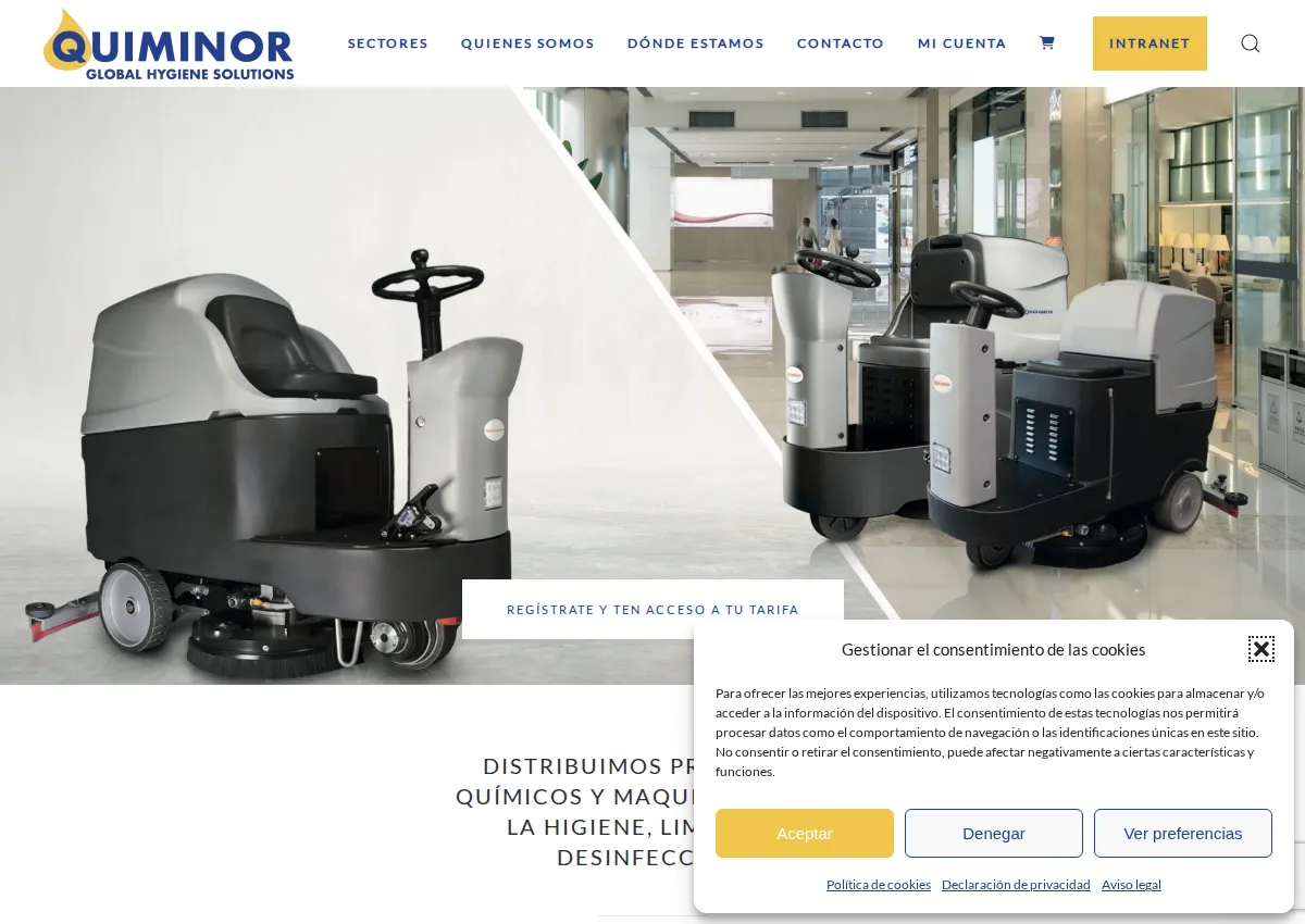 Store homepage