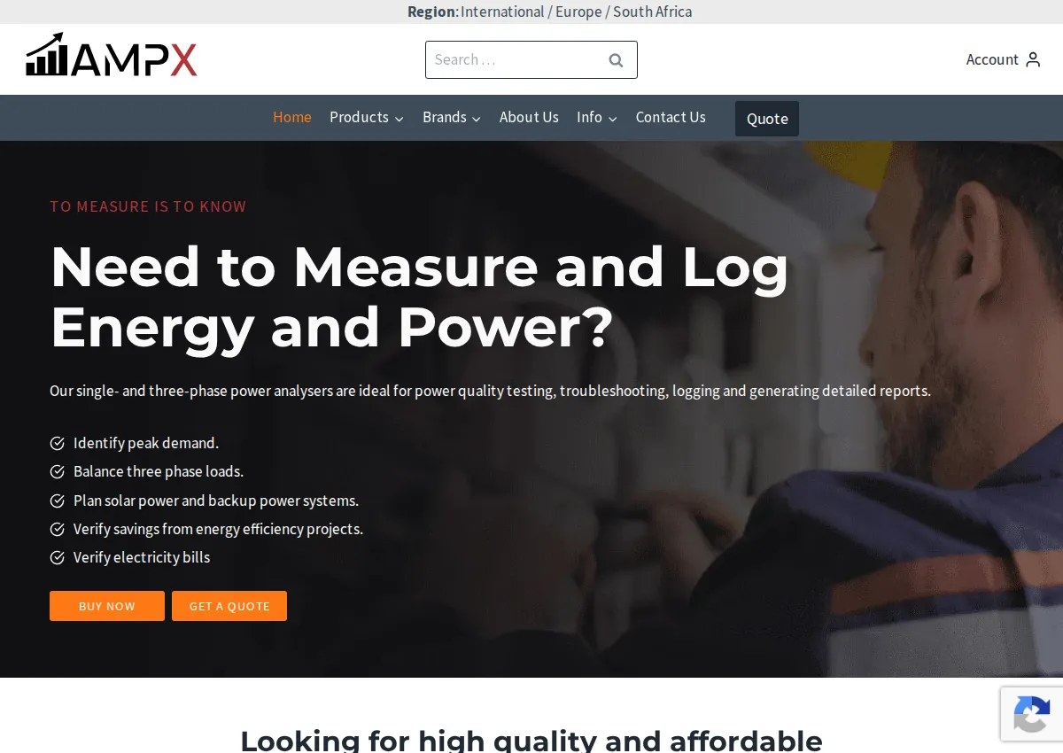 Store homepage