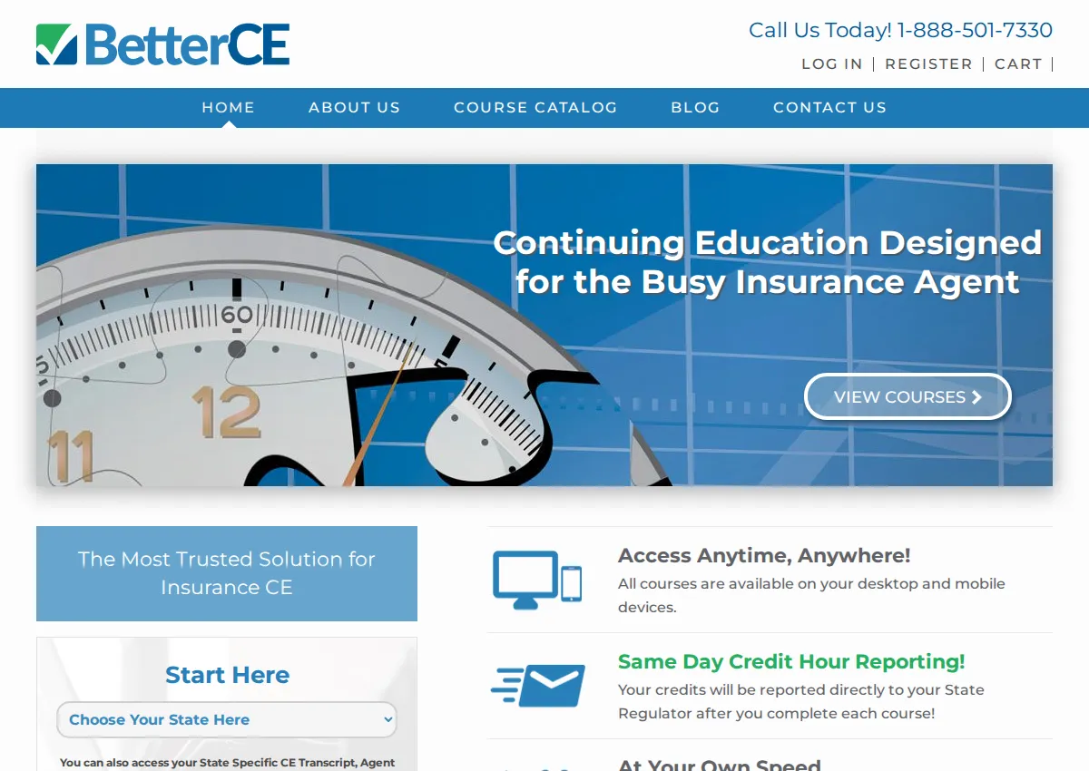 Store homepage
