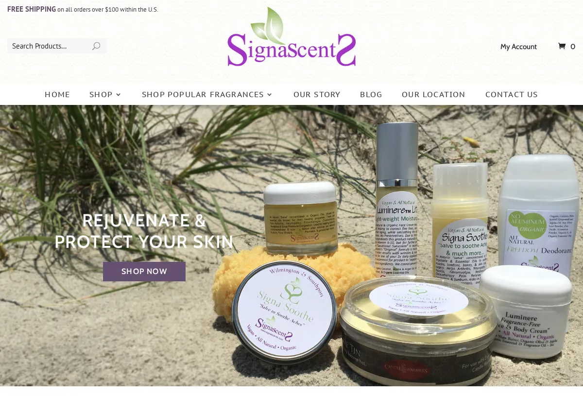 Store homepage