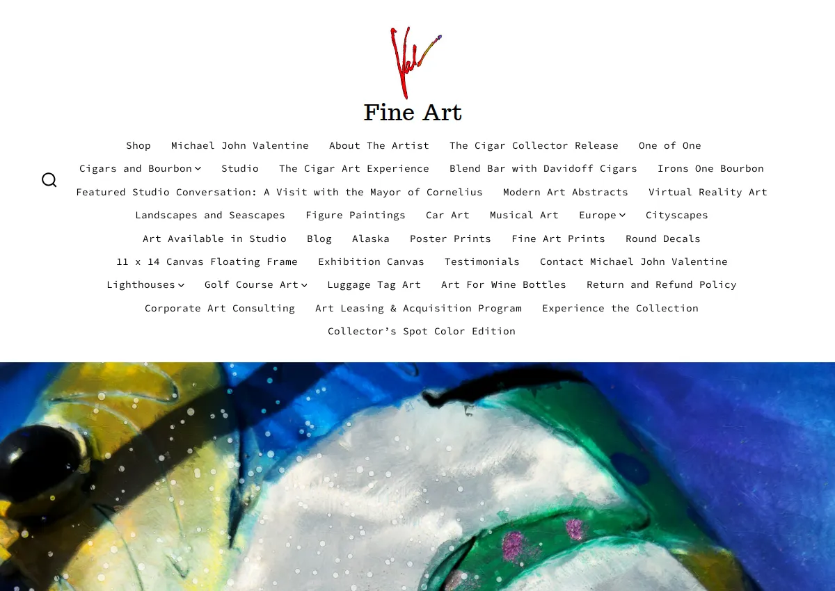 Store homepage