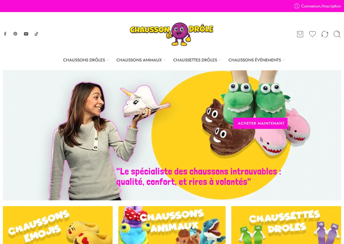Store homepage