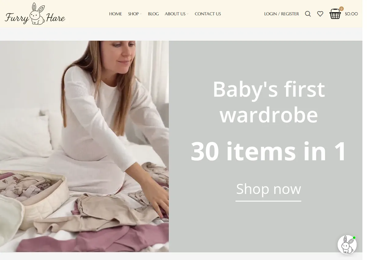 Store homepage